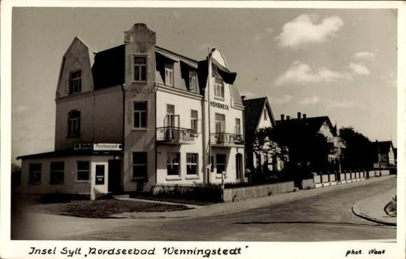 Postcard Wenningstedt on Sylt, Hotel Hoheneck