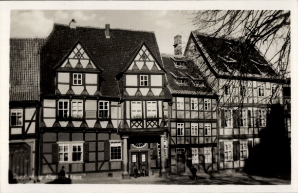 Postcard Quedlinburg im Harz, Klopstockhaus