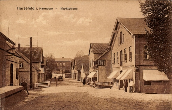 Ak Harsefeld in Nedersaksen, Marktstrasse