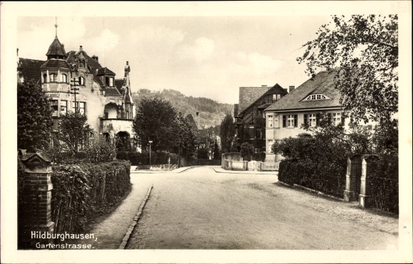 KP Hildburghausen w dolinie Werra Turyngii, Gartenstraße, budynek