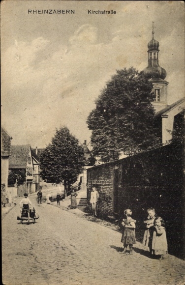 KP Rheinzabern w Palatynacie, Kirchstrasse, dzieci