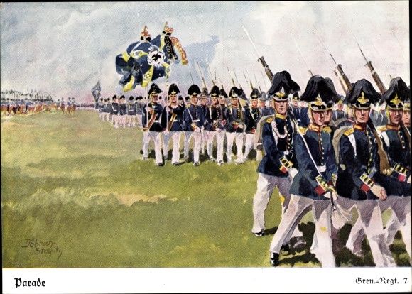 Artysta KP Döbrich-Steglitz, Parada, Grenadier Regt 7