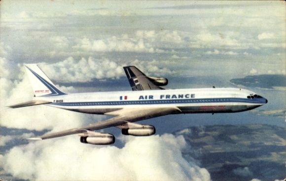 Samolot pasażerski KP French Air France, Boeing 707 Intercontinental, F-BHSB