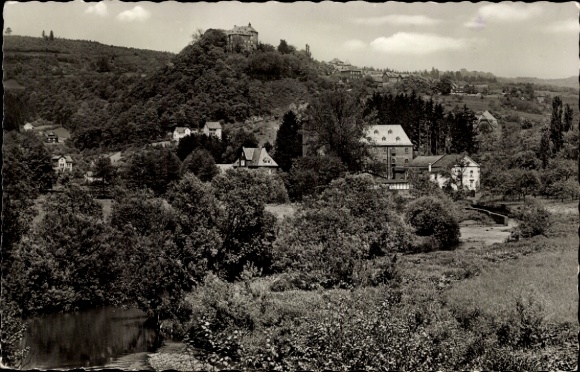 Postcard Freusburg Kirchen an der Sieg, Siegtal