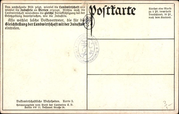 PC Deutsche Landwirtschaft, Deutsche Industrie, total production values from 1909, Kaiserreich