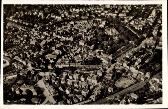 PC Detmold in North Rhine-Westphalia, aerial photograph