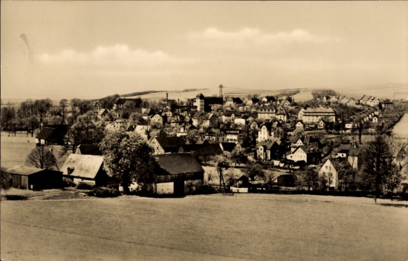 Postcard Weißbach Amtsberg in the Ore Mountains, town view