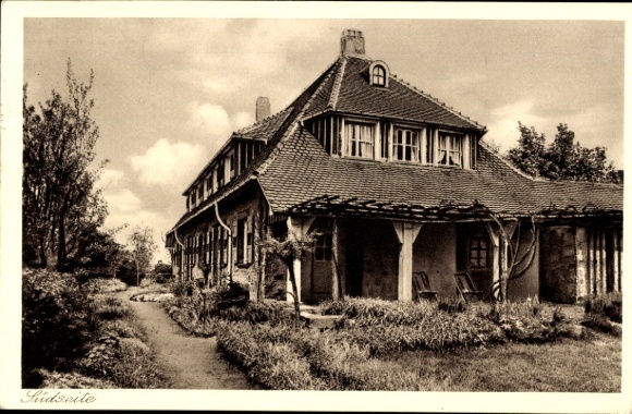 Postcard Zwingenberg on the Bergstrasse South Hesse, Orbishöhe recreation home, south side