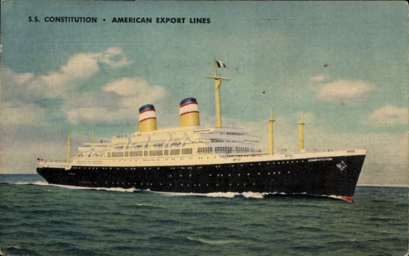 Ak Steamer Constitution, Amerikaanse exportlijnen
