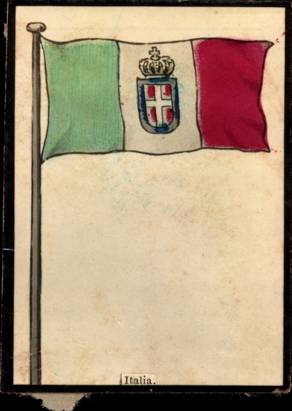 Foto Italien, Bandera de la Nacion
