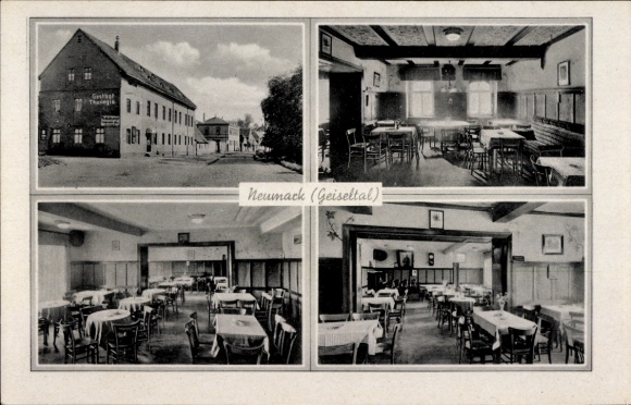 Ak Neumark im Geiseltal Braunsbedra im Saalekreis, Gasthof Thuringia