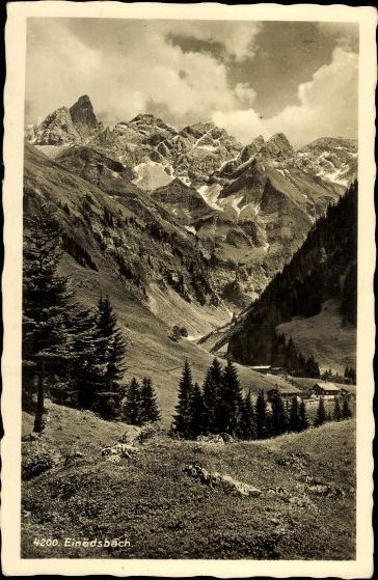 10 old PCs Oberstdorf and surroundings, various views