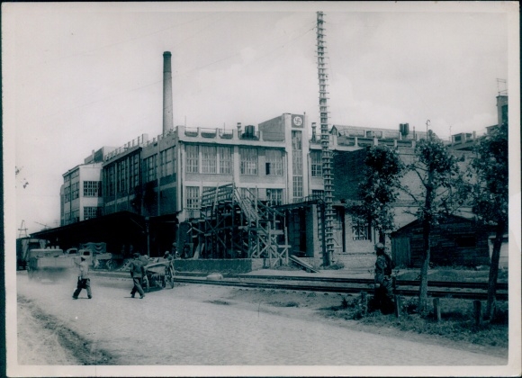 Photo Vinnytsia Ukraine, factory in wartime, WWII