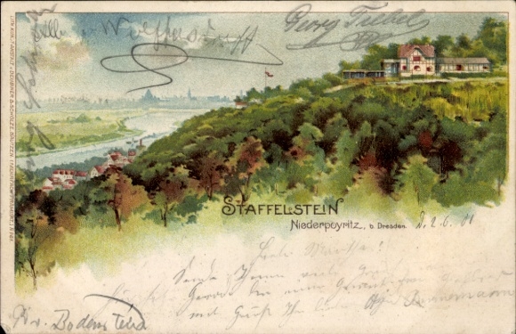 Chromo-Litho Dresden Niederpoyritz, Panorama, Staffelstein