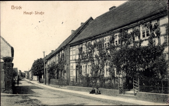 Ak Brück in der Mark, hoofdstraat