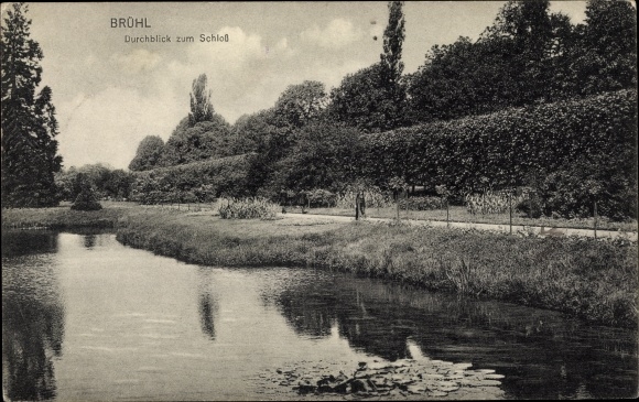 KP Brühl w Westfalii, widok na zamek