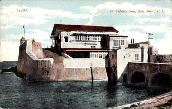 Postcard San Juan Puerto Rico, San Geronimo