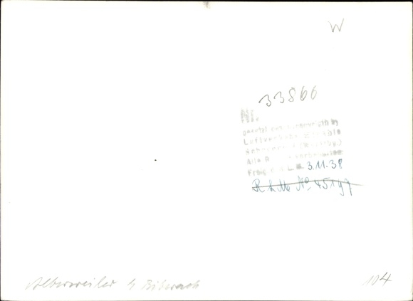 Postcard Albersweiler in the Palatinate, aerial photo