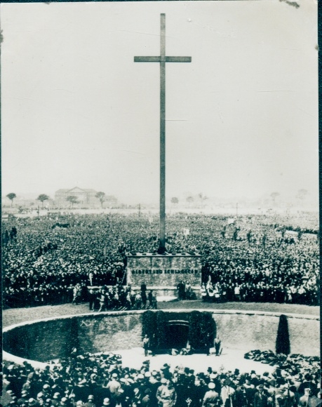 Collective picture picture documents of our time No. 127, Schlageter commemoration ceremony 1933, Golzheimer Heide