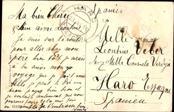 Postcard Wien 15 Rudolfsheim Fünfhaus, Neubau belt, Mariahilferstraße, Westbahnhof, Felberstraße