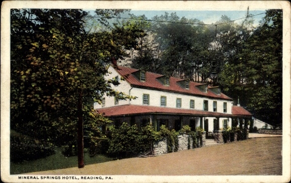Ak Reading Pennsylvania USA, Mineral Springs Hotel