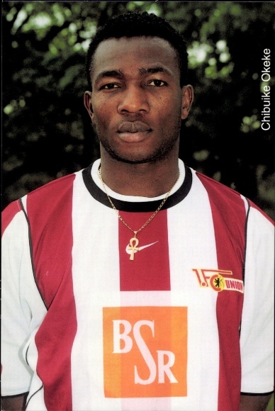 Autogrammkarte Fußballspieler Chibuike Okeke, 1. FC Union Berlin, Portrait