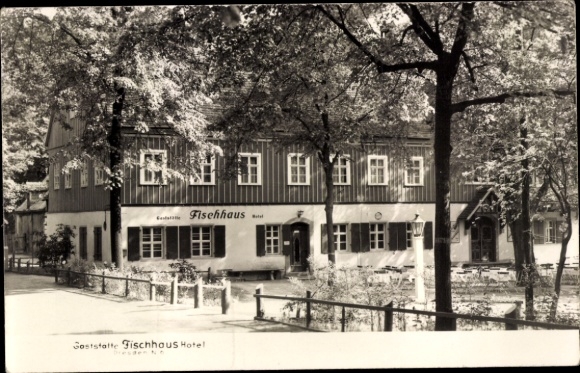 Ak Dresden Altstadt, Gaststätte Fischhaus Hotel