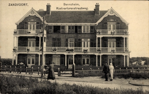 Ak Zandvoort Noord-Holland Nederland, Bennoheim, Kostverlorenstraatweg