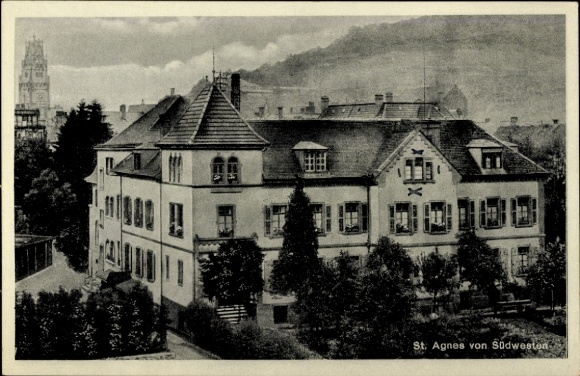 Ak Freiburg im Breisgau, St. Agnes