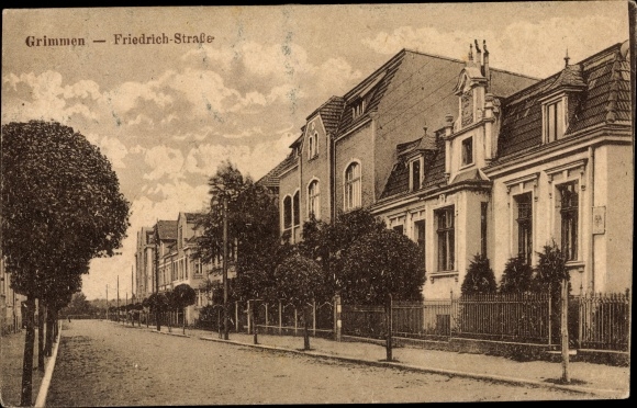 Ak Grimmen in Mecklenburg, Vorpommern, Friedrich-Straße