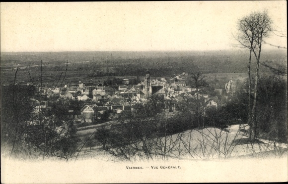 Ak Viarmes Val-d´Oise, Vue Générale
