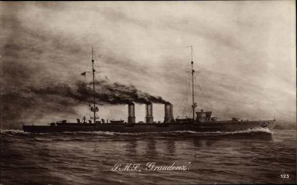 PC German warship, SMS Graudenz, Imperial Navy