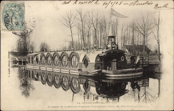 KP La Bonne Nouvelle, Bateau de la Mission Populaire Evangelique, Paryż