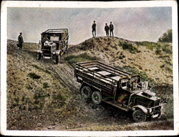 Sammelbild Die deutsche Wehrmacht Nr. 138 Geländegängige Lastkraftwagen
