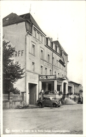 Ak Berdorf Luxemburg, Hotel Scharff