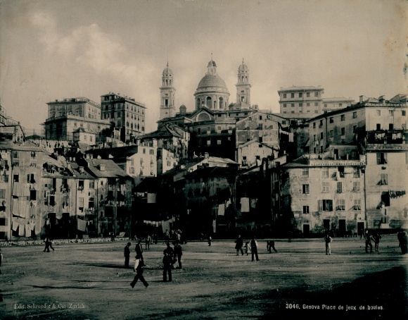 Chromotype Genova Genua Ligurië, Place de jeux de boules