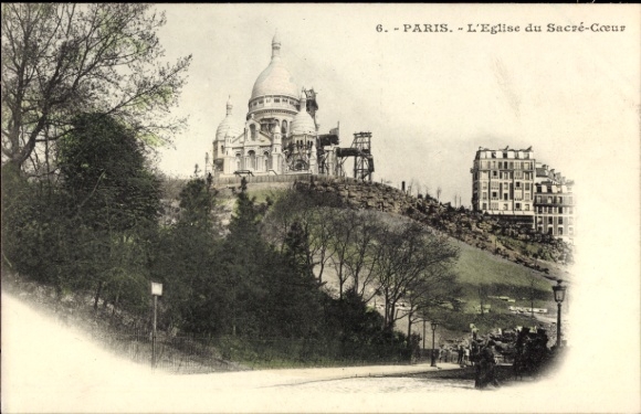 CPA Parijs 18e Montmartre, Eglise du Sacré Coeur