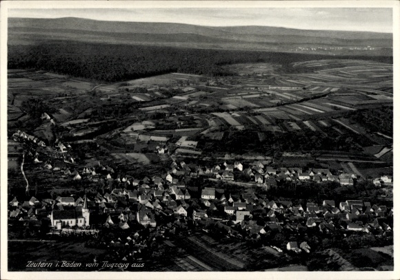 Postcard Zeutern Ubstadt Weiher Baden Württemberg