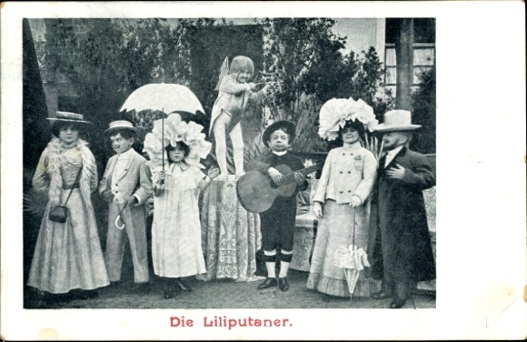 Ak Liliputaner, Gruppenbild