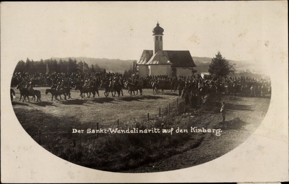 Photo Postcard Kinberg Sigmarszell on Lake Constance, Wendelinskapelle, St. Wendelinsritt
