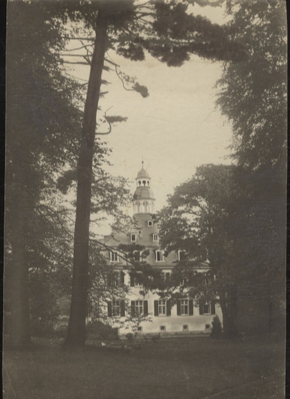 Original photo of Solingen, Ohligs district, Hackhausen moated castle, around 1900