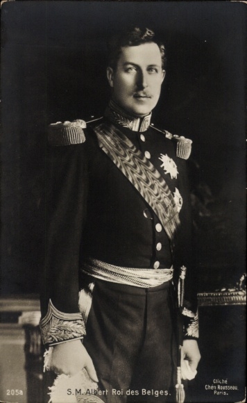 PC King Albert I of Belgium, portrait in uniform