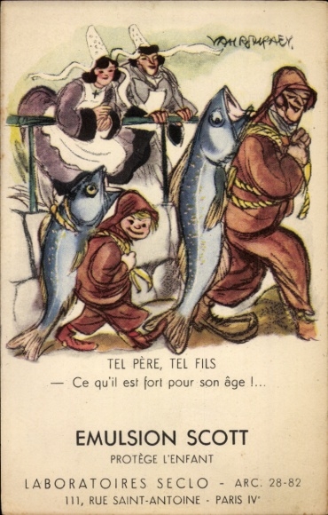 PC Advertising, Emulsion Scott, Protege l'Enfant, Laboratoires Seclo, Paris IV
