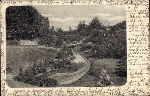 Ak Hamburg Nord Ohlsdorf, landschapsgezicht