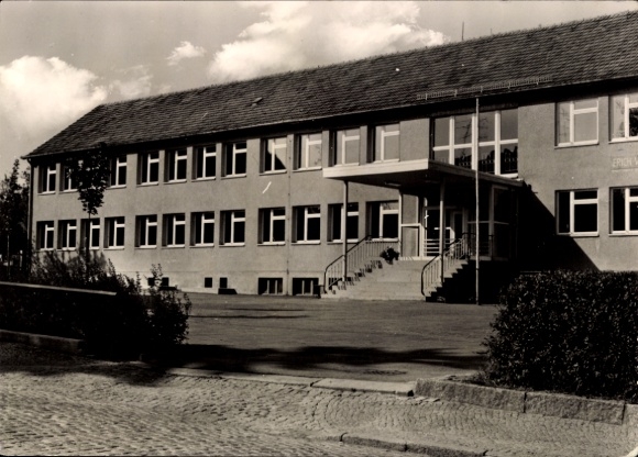Ak Demitz Thumitz in Sachsen, Erich Weinert Oberschule