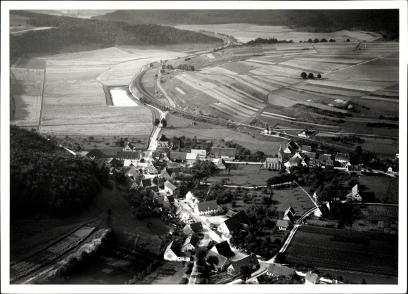 Foto Urspring Schelklingen Schwäbische Alb, Fliegeraufnahme