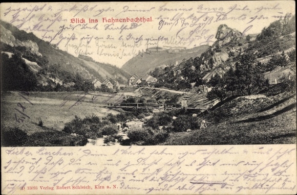Postcard Bundenbach im Hunsrück, Hahnenbachtal
