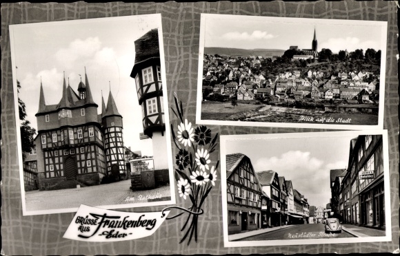 PC Frankenberg an der Eder Hesse, town hall, general view, Neustädter Straße