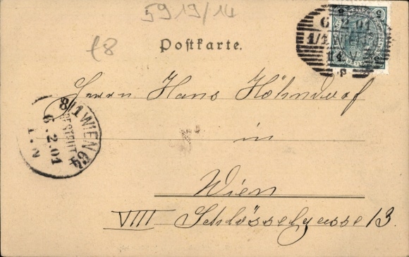Artist Postcard Hlavacek, A., Zell am See in Salzburg, Panorama with Kitzsteinhorn