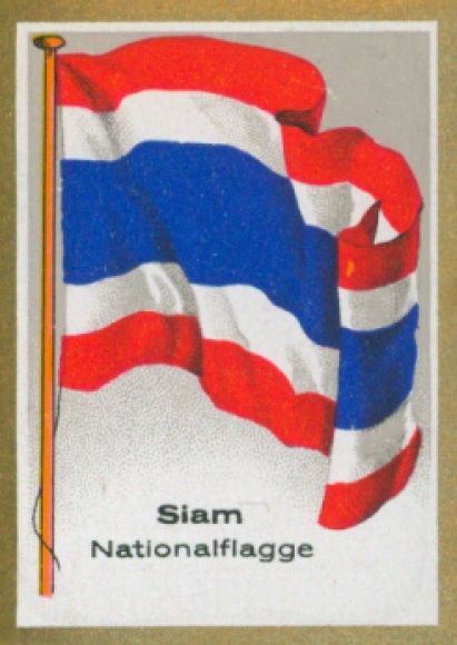 Sammelbild Ulmenried Fahnenbilder Nr. 231, Siam, Nationalflagge